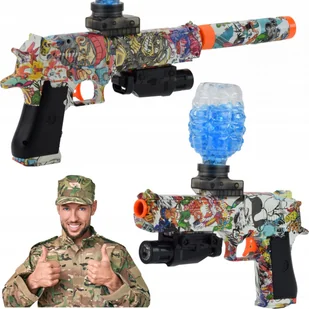 Skleplolki AUTOMAT PISTOLET KARABIN ELEKTRYK NA KULKI ŻELOWE - Zabawki militarne - miniaturka - grafika 1