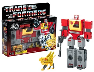 Transformers: Blaster & Steeljaw - Retro G1 Autobot 18 cm - Figurki dla dzieci - miniaturka - grafika 1