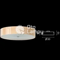 Lampy sufitowe - Plafon LIMA E14 MAŁY ecru błysk - miniaturka - grafika 1