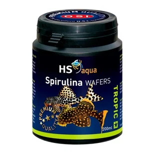 HS AQUA SPIRULINA WAFERS 200 ML pokarm dla ryb (0030192) - Pokarm dla ryb - miniaturka - grafika 1