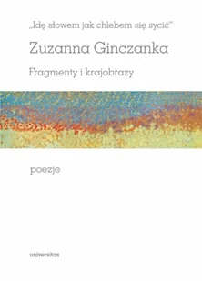 Idę słowem jak chlebem się sycić - Zuzanna Ginczanka - Poezja - miniaturka - grafika 1