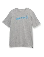 Koszulki dla chłopców - Hurley Hurley Chłopcy B Have Fun Ss T-Shirt szary Ciemnoszary nakrapiany 13 Jahre CT1959 - miniaturka - grafika 1