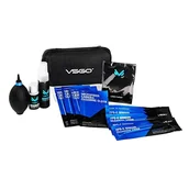 Akcesoria czyszczące do aparatów fotograficznych - Vsgo Zestaw Czyszczący Dkl-20 Do Pielęgnacji Sprzętu Foto W Sztywnym Etui - miniaturka - grafika 1