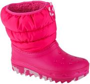 Buty dla dziewczynek - Crocs Classic Neo Puff Boot Kids 207684-6X0 Rozmiar: 30/31 - miniaturka - grafika 1