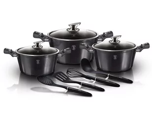Berlinger Haus Lumarko Berlingerhaus Bh-6919 Carbon Pro BH-6919 Kinghoff - Zestawy garnków i patelni - miniaturka - grafika 2