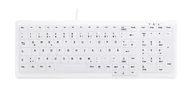 Klawiatury - CHERRY AK-C7000 klawiatura USB QWERTZ Niemiecki Biały AK-C7000F-UVS-W/GE - miniaturka - grafika 1
