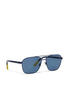 Okulary przeciwsłoneczne - Ralph Lauren Polo Okulary przeciwsłoneczne 0PH3140 939480 Granatowy - grafika 1