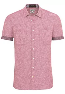 Camel Active Koszula Męska 4092385S49, Różowy (Deep Rose), M - Koszule męskie - miniaturka - grafika 1