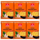 Dania dla dzieci - Vifon Zupa błyskawiczna smak krabowy 70 g x 6 sztuk - miniaturka - grafika 1