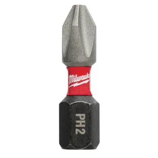 Bit udarowy Phillips PH2 x 25mm 2szt Shockwave Impact Duty™ [MILWAUKEE] - Bity - miniaturka - grafika 1