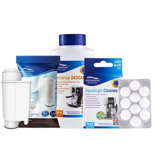 Zestaw PHILIPS SAECO - Filtr AL-Inte+, UniDec250, Aqualogis Cleaneo 10szt - Akcesoria i części do ekspresów do kawy - miniaturka - grafika 1