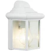 Lampy ogrodowe - Zewnętrzny kinkiet Nissie 91018A05 Brilliant latarenka vintage IP23 biały - miniaturka - grafika 1