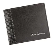 Portfele - Portfel Męski Skórzany PIERRE CARDIN Skóra Licowa Średni Poziomy Bez Zapięcia Z Ozdobnym Elementem 8824 11 x 9 x 2,5 [cm] - miniaturka - grafika 1