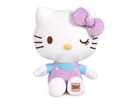 Maskotki i pluszaki - Hello Kitty. Plusz z naszywką 20cm fioletowy - miniaturka - grafika 1