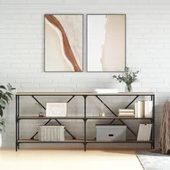 Konsole i sekretarzyki - Stolik konsolowy, dąb sonoma, 180x30x75 cm Lumarko! - miniaturka - grafika 1