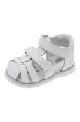 Buty dla chłopców - Chicco Sandały z podwójnym rzepem, 22 EU, biała, 22 EU - miniaturka - grafika 1