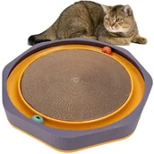 Drapaki dla kotów - Drapak dla kota, zabawka, okrągły, 44x44x7 cm - miniaturka - grafika 1