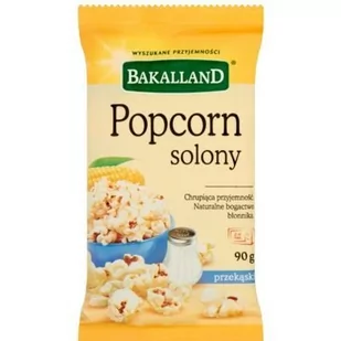 Bakalland Popcorn solony 90g - Popcorn - miniaturka - grafika 1