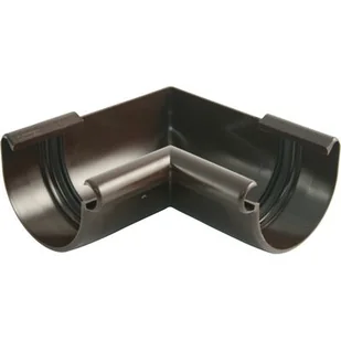 Łuk wewnętrzny 75, brąz Marley - Rynny i akcesoria - miniaturka - grafika 1