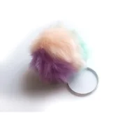 Breloki - Keycraft GoGoPo - Breloczek pompon pastelowy - miniaturka - grafika 1