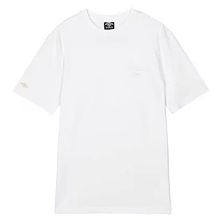 Koszulki męskie - Umbro Sport Style Pique tee Koszulka męska, Biały, S - grafika 1