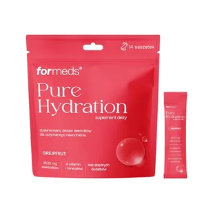 Formeds Pure Hydration Grejpfrut, proszek 14 szt. - Produkty energetyczne i izotoniki - miniaturka - grafika 1