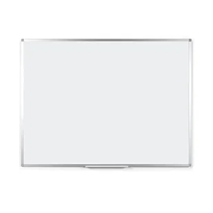 BoardsPlus Magnetyczna tablica suchościeralna, 90 x 60 cm, z aluminiową ramą i półką na długopisy, zmywalna i wielokrotnego zapisywania - Długopisy - miniaturka - grafika 1
