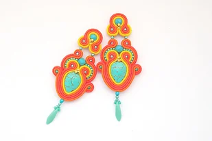 Kolczyki chwosty Letnia impreza 8 - Kolczyki - miniaturka - grafika 1