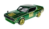 Samochody i pojazdy dla dzieci - MAISTO DESIGN 1973 NISSAN SKYLINE 2000 GT-R KPGC110 ZIELONY 1:24 32539 - miniaturka - grafika 1