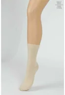 Bielizna lecznicza - Skarpetki do kostki podtrzymujące z efektem opaski uciskowej Compressana Aktiv Wanilia Rozmiar IV - miniaturka - grafika 1