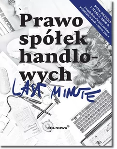 Last Minute. Prawo spółek handlowych - E-booki - prawo - miniaturka - grafika 1