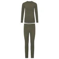 Bielizna sportowa męska - Komplet bielizny termoaktywnej męskiej Viking Gasher Merino 7400 khaki - miniaturka - grafika 1