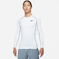 Koszulki sportowe męskie - Nike, Tight Top, Koszulka, LS DD1990 100, M - miniaturka - grafika 1