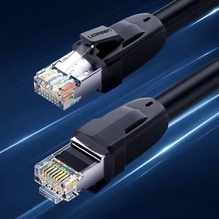 Ugreen kabel przewód internetowy sieciowy Ethernet patchcord RJ45 Cat 8 T568B 2m czarny (70329) - Patchcordy - miniaturka - grafika 4