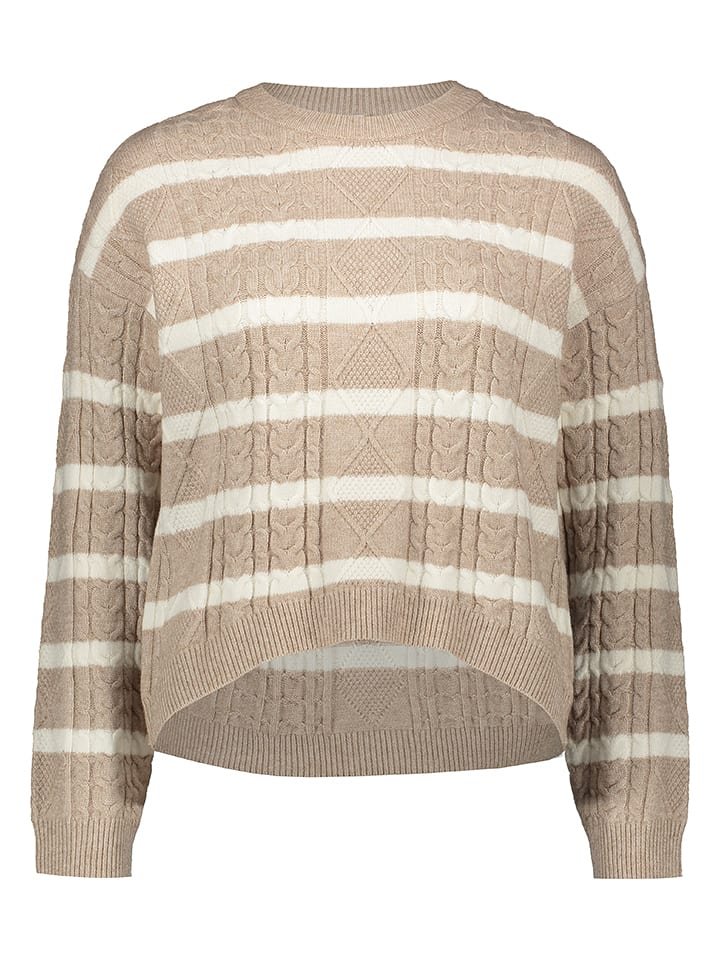 ONLY Sweter w kolorze beżowym