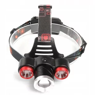 Lampka Latarka Czołówka IP45 Led Aku 18650AH X2 Kd - Latarki - miniaturka - grafika 1