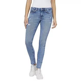Spodnie damskie - Pepe Jeans jeansy damskie pixie, 000denim (Vs8), 34W / 30L - grafika 1