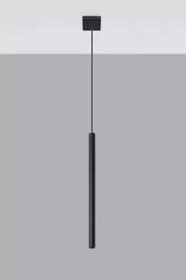 Sollux Lighting Lampa wisząca PASTELO 1 czarna - Lampy sufitowe - miniaturka - grafika 1
