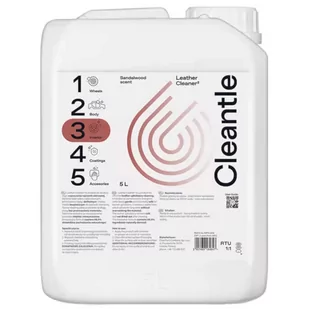 Cleantle Leather Cleaner - Produkt do czyszczenia tapicerki skórzanej 5L - Kosmetyki samochodowe - miniaturka - grafika 1