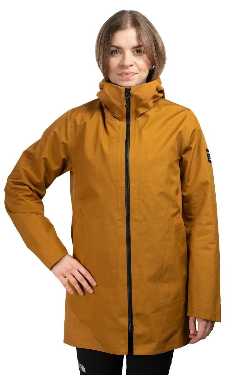 Salewa Kurtka trekkingowa damska Fanes 3L PTX Hemp 2/1 Parka Women brązowa 36_S