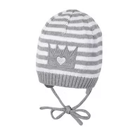 Czapki damskie - Sterntaler dziecko – chłopcy czapka Strickmütze, Szary (srebrny 542), 43 cm - miniaturka - grafika 1