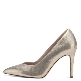 Tamaris Damskie czółenka 1-1-22497-41, LT.Gold Glam, 41 EU, Lt Gold Glam, 41 EU - Czółenka - miniaturka - grafika 1
