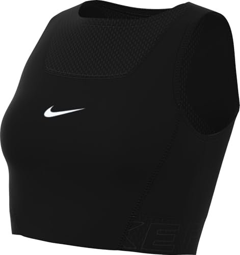 Nike Pro Dri-Fit-Crop Tank top dla kobiet, czarny/biały, HJ1192-010, S