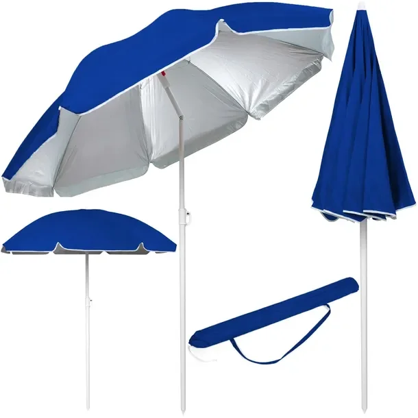 Duży Parasol Plażowy Ogrodowy Bestif Łamany Na Plażę 1,8m 180cm