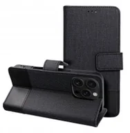 Etui i futerały do telefonów - Kabura GOMMA Book do IPHONE 16e SE 4 2025 czarny - miniaturka - grafika 1