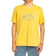 Koszulki męskie - Męska Koszulka z krótkim rękawem BILLABONG ARCH TEES EBYZT00100-YHL0 – Żółty - miniaturka - grafika 1
