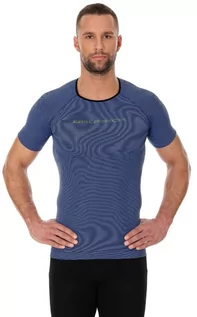 Pozostała odzież narciarska - Brubeck, T-shirt termoaktywny męski z krótkim rękawem, 3D Run Pro, rozmiar XL - grafika 1
