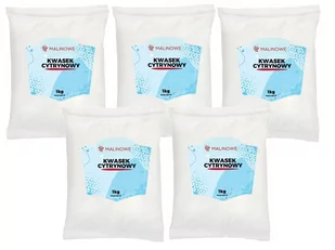 Zestaw Kwasek cytrynowy 5x1kg - Dodatki do ciast w proszku - miniaturka - grafika 1