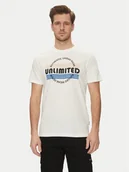 Koszulki męskie - Blend T-Shirt 20718276 Biały Regular Fit - miniaturka - grafika 1