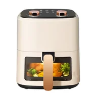 Frytkownice - Frytkownica kuchenna Air Cooker, w pełni automatyczna, duża pojemność 5,5 l, do użytku domowego (widoczna) - miniaturka - grafika 1